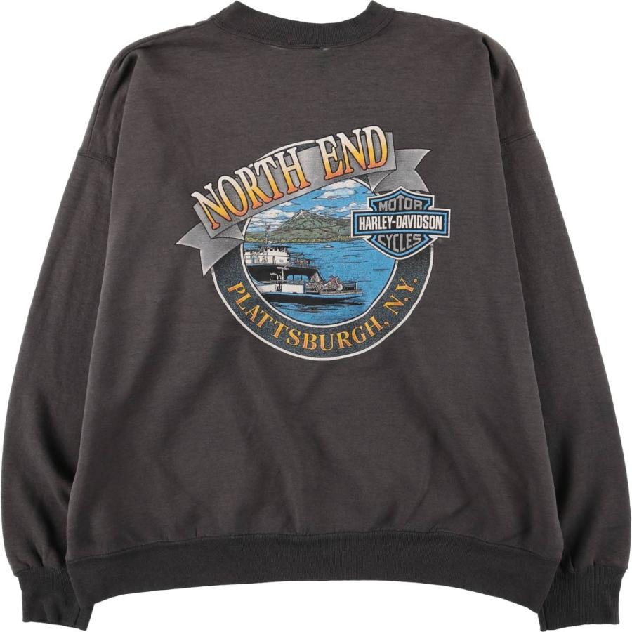 古着 90年代 ハーレーダビッドソン アドバタイジング スウェットシャツ