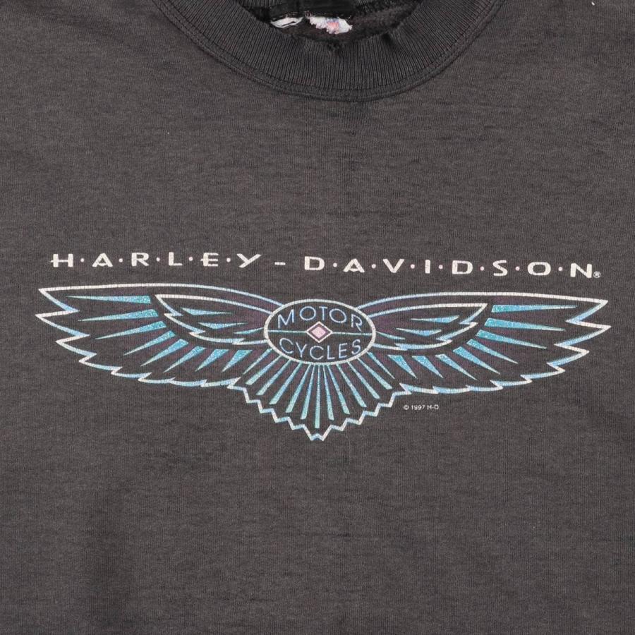 古着 90年代 ハーレーダビッドソン Harley-Davidson アドバタイジング スウェットシャツ トレーナー メンズXXL相当 ヴィンテージ/eaa596707 古着 90年代 ハーレーダビッドソン アドバタイジング スウェットシャツ