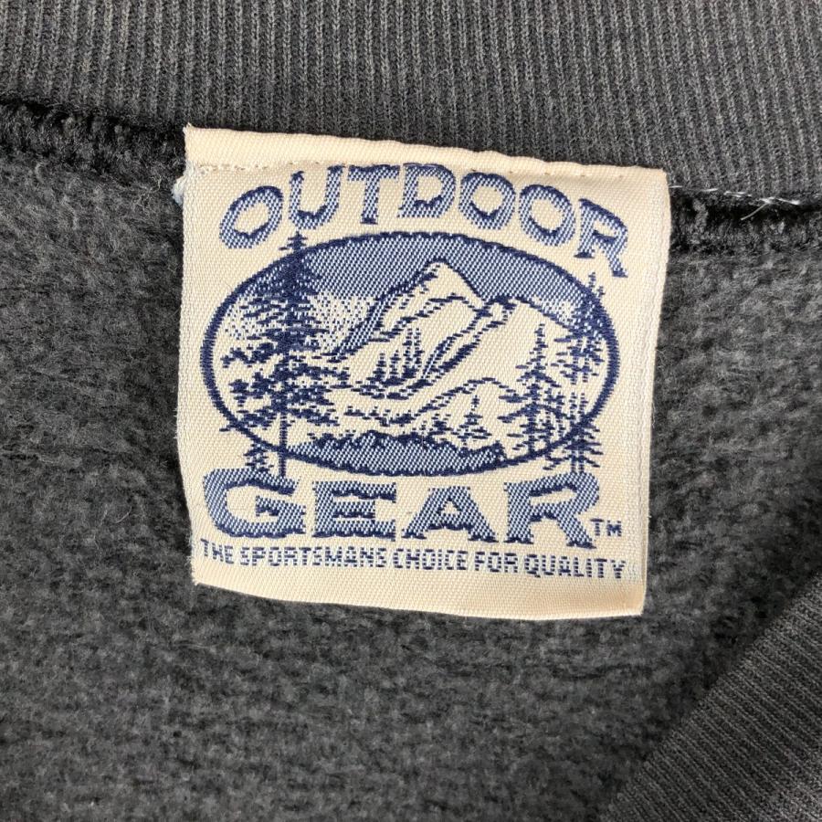 古着 OUTDOOR GEAR メッセージ 鹿柄 アニマル スウェットシャツ トレーナー メンズXL相当/eaa596712 メンズ 古着 OUTDOOR GEAR メッセージ 鹿柄 アニマル スウェットシャツ