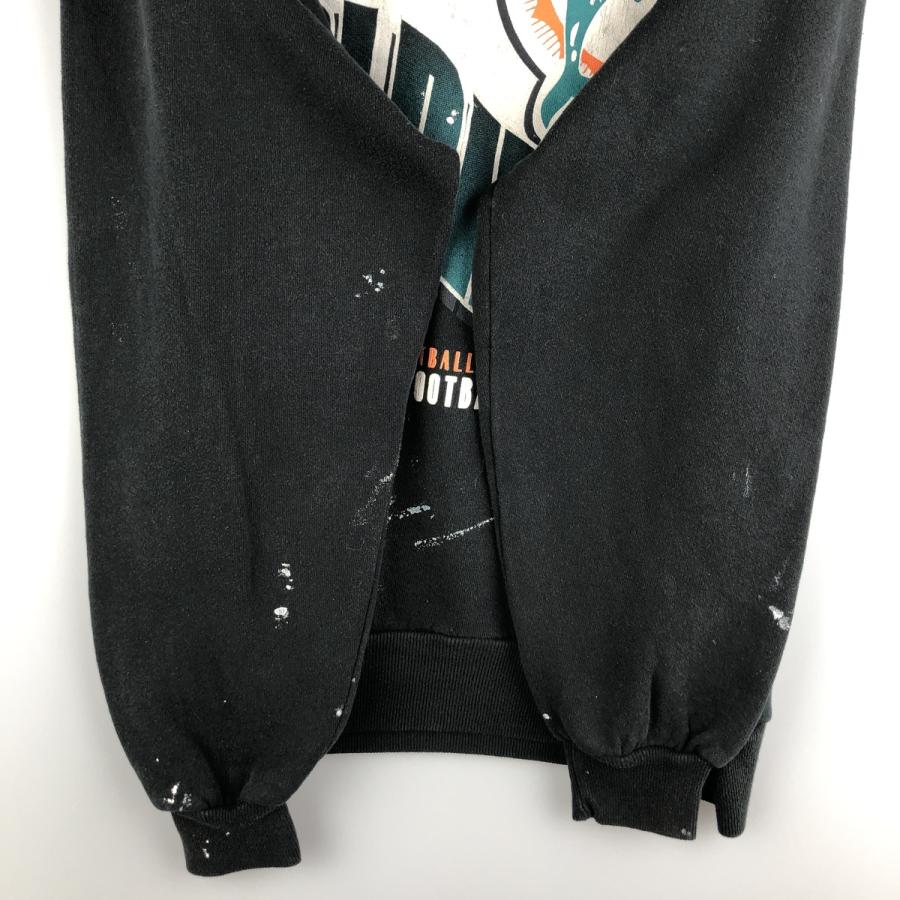 古着 90年代 CHALK LINE NFL マイアミドルフィンズ プリントスウェット