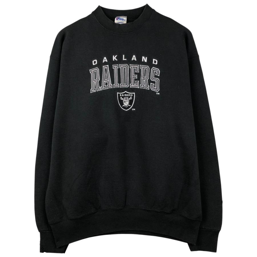 レイダース　RAIDERS スウェット 90s USA製　NFL 激レア 古着 90年代 PRO PLAYER NFL ラスベガスレイダース スウェットシャツ