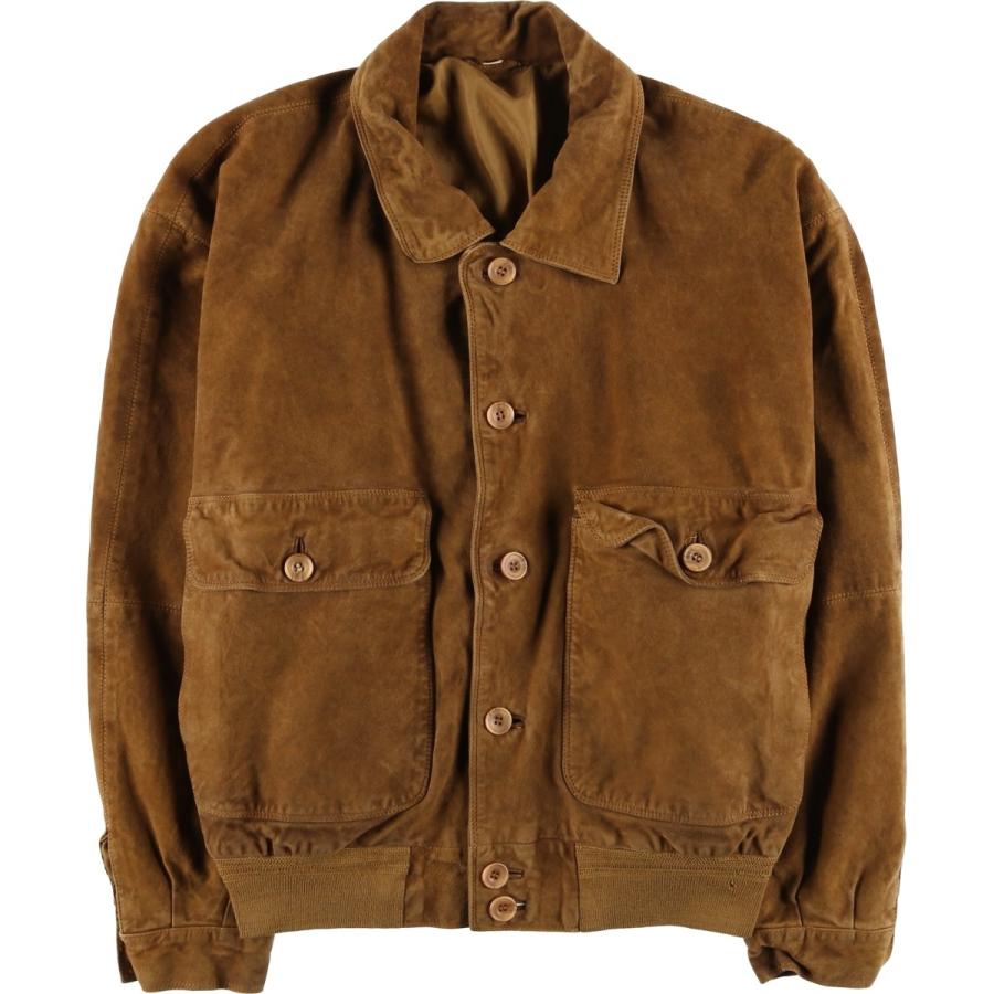 古着 conbipel スエードレザージャケット メンズXL相当 ヴィンテージ