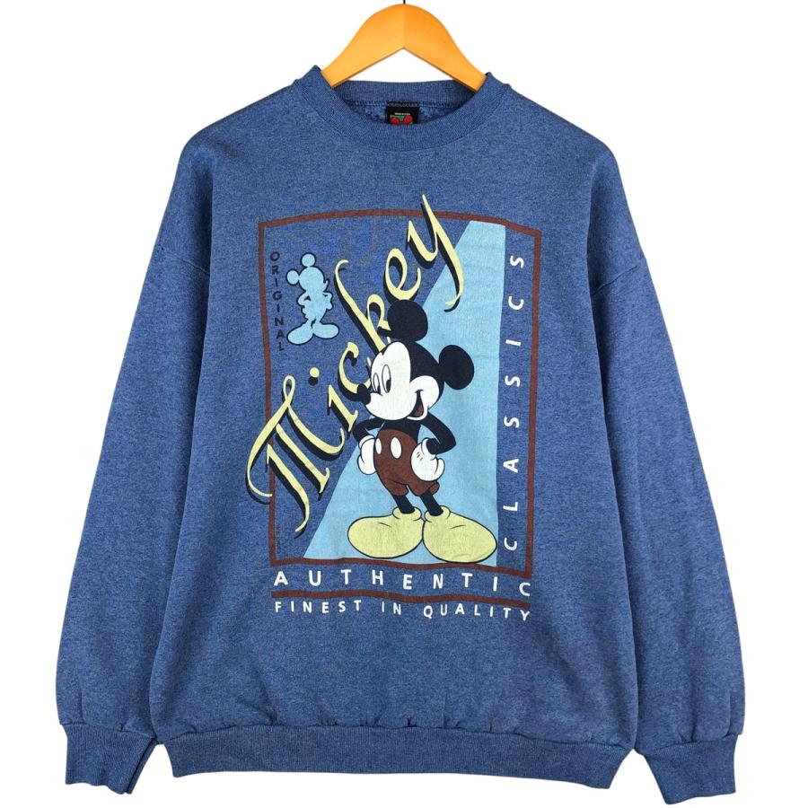 古着 90年代 ディズニー ミッキーマウス キャラクタースウェットシャツ