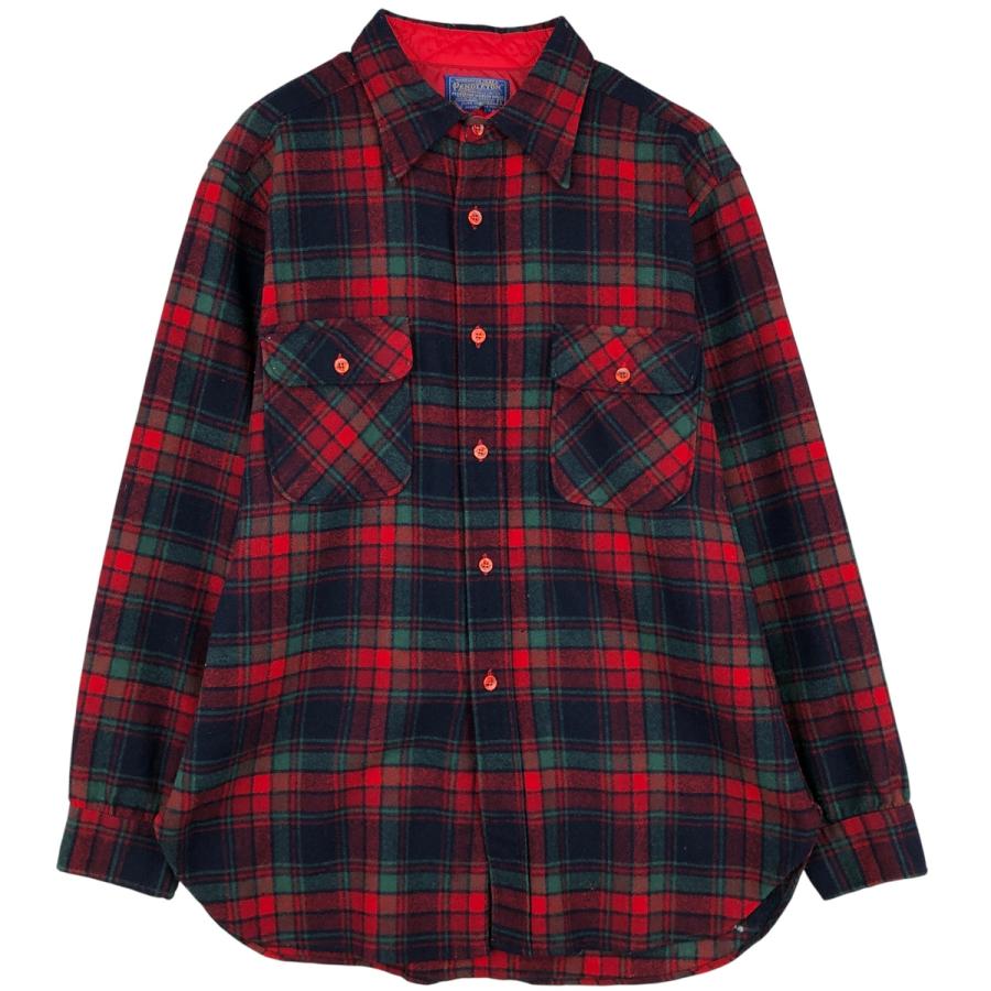 PENDLETON（ペンドルトン） 古着 70年代 チェック柄 ウールシャツ USA
