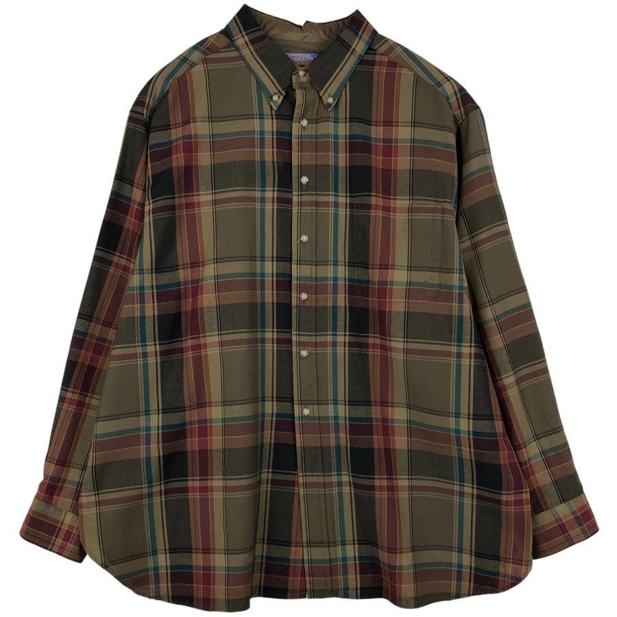 PENDLETON（ペンドルトン） 古着 70年代 チェック柄 ウールボタン