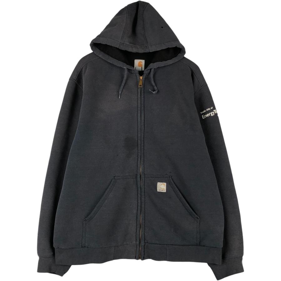 Carhartt（カーハート） 古着 スウェットフルジップパーカー メンズL