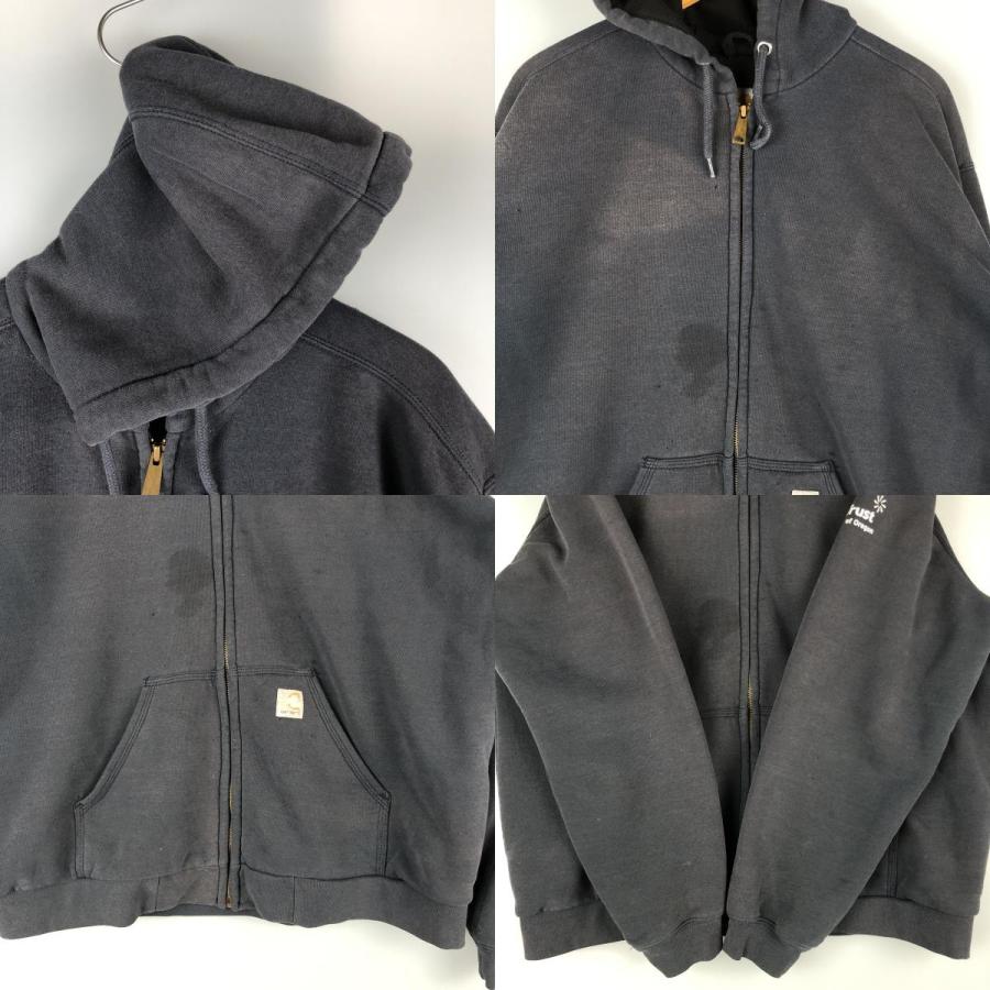 Carhartt（カーハート） 古着 スウェットフルジップパーカー メンズL