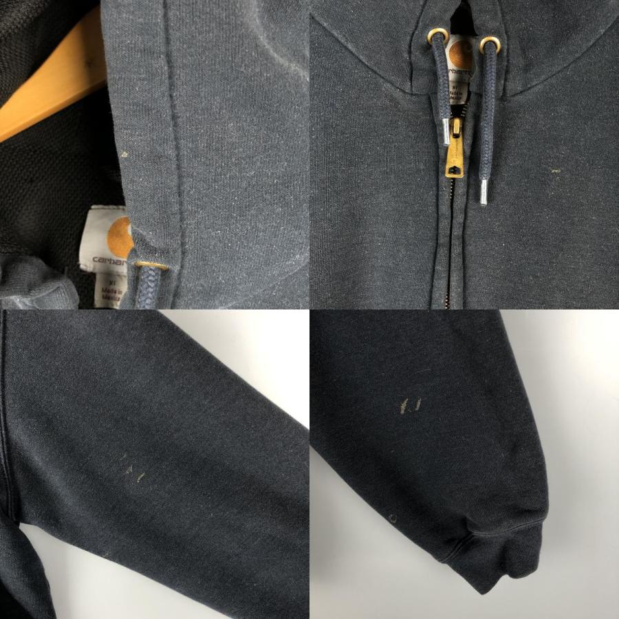 Carhartt（カーハート） 古着 スウェットフルジップパーカー メンズXL