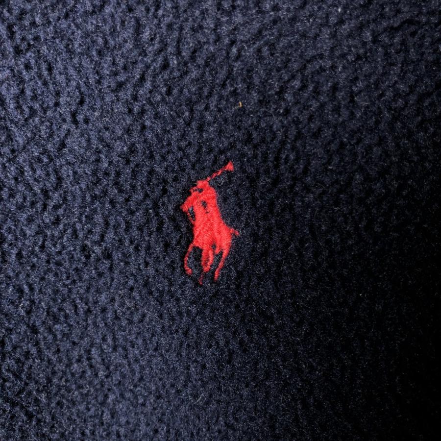 古着 ラルフローレン Ralph Lauren POLO by ハーフジップ フリースプル