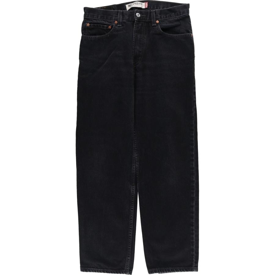 Levi's（リーバイス） 古着 Levi's 550 RELAXED FIT ブラックデニム