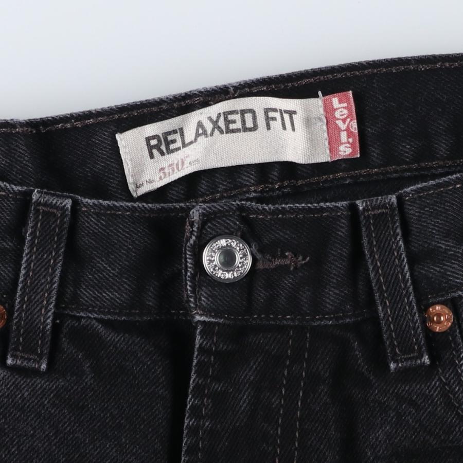 Levi's（リーバイス） 古着 Levi's 550 RELAXED FIT ブラックデニム