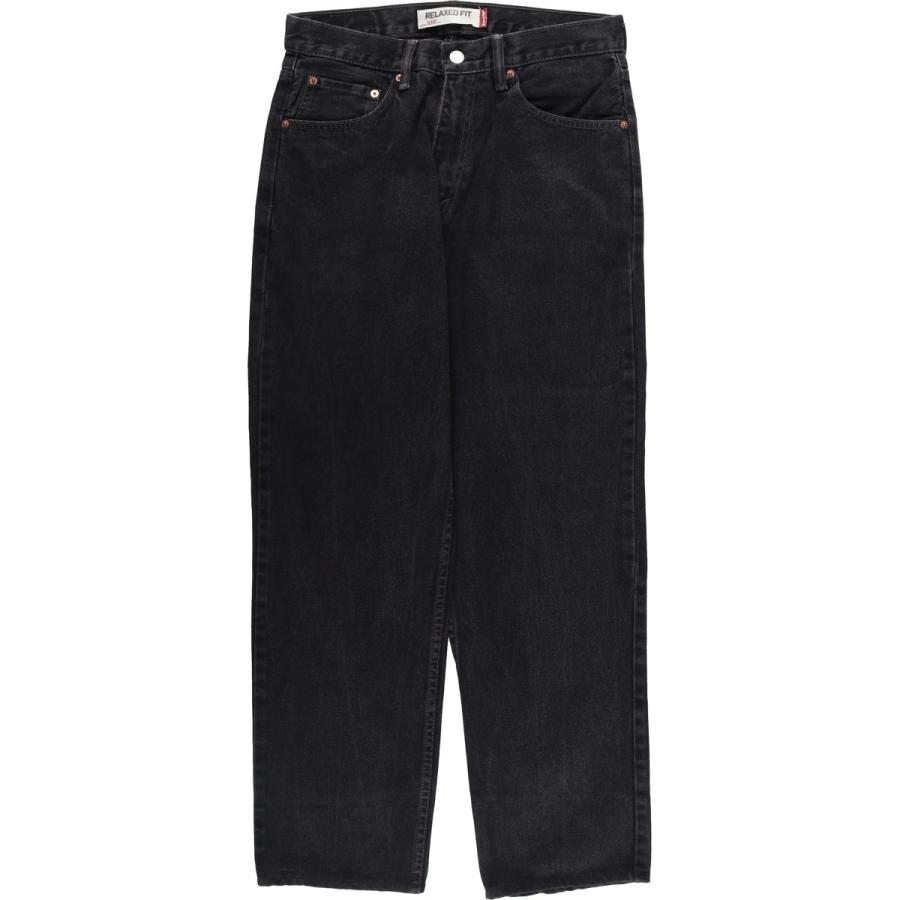 古着 リーバイス Levi's 550 CLASSIC RELAXED TAPERED ブラックデニム テーパードデニムパンツ メンズw32相当/eaa596944 Levi's（リーバイス） 古着 Levi's 550 CLASSIC RELAXED TAPERED