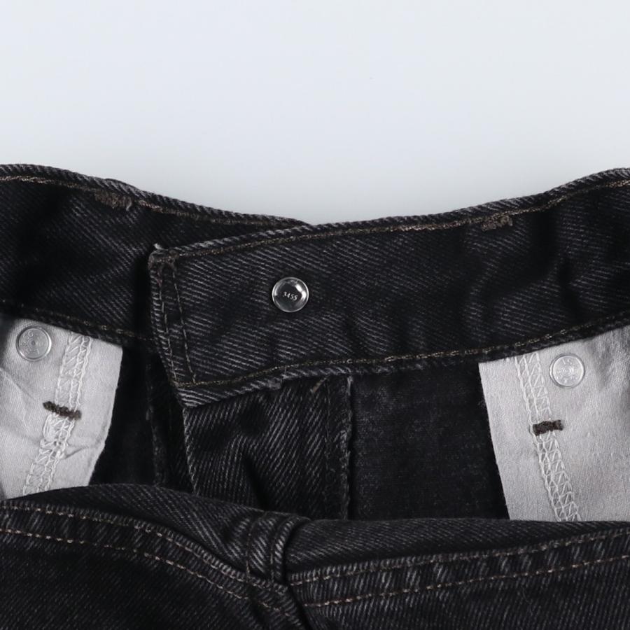 古着 リーバイス Levi's 550 CLASSIC RELAXED TAPERED ブラックデニム テーパードデニムパンツ メンズw32相当/eaa596944 Levi's（リーバイス） 古着 Levi's 550 CLASSIC RELAXED TAPERED