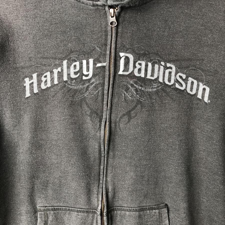 古着 ハーレーダビッドソン Harley-Davidson スウェットフルジップ