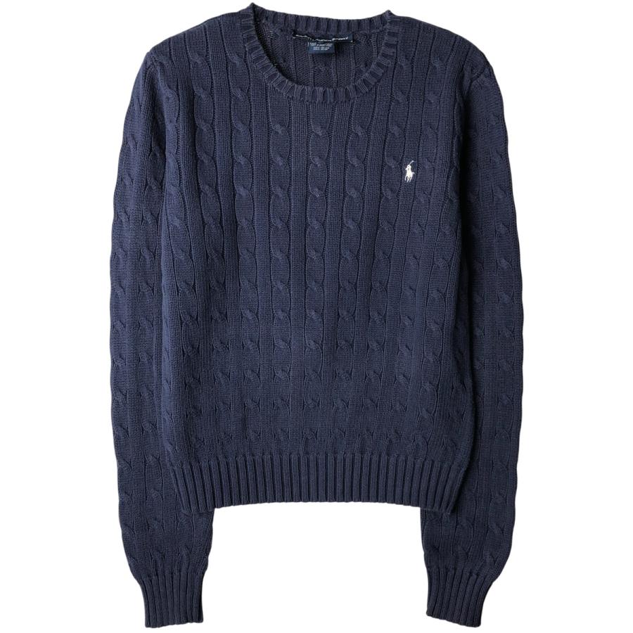 古着 ラルフローレン Ralph Lauren RALPH LAUREN SPORT ケーブル編み コットンニットセーター レディースS相当/eaa597017 古着 ラルフローレン Ralph Lauren RALPH LAUREN SPORT ケーブル編み