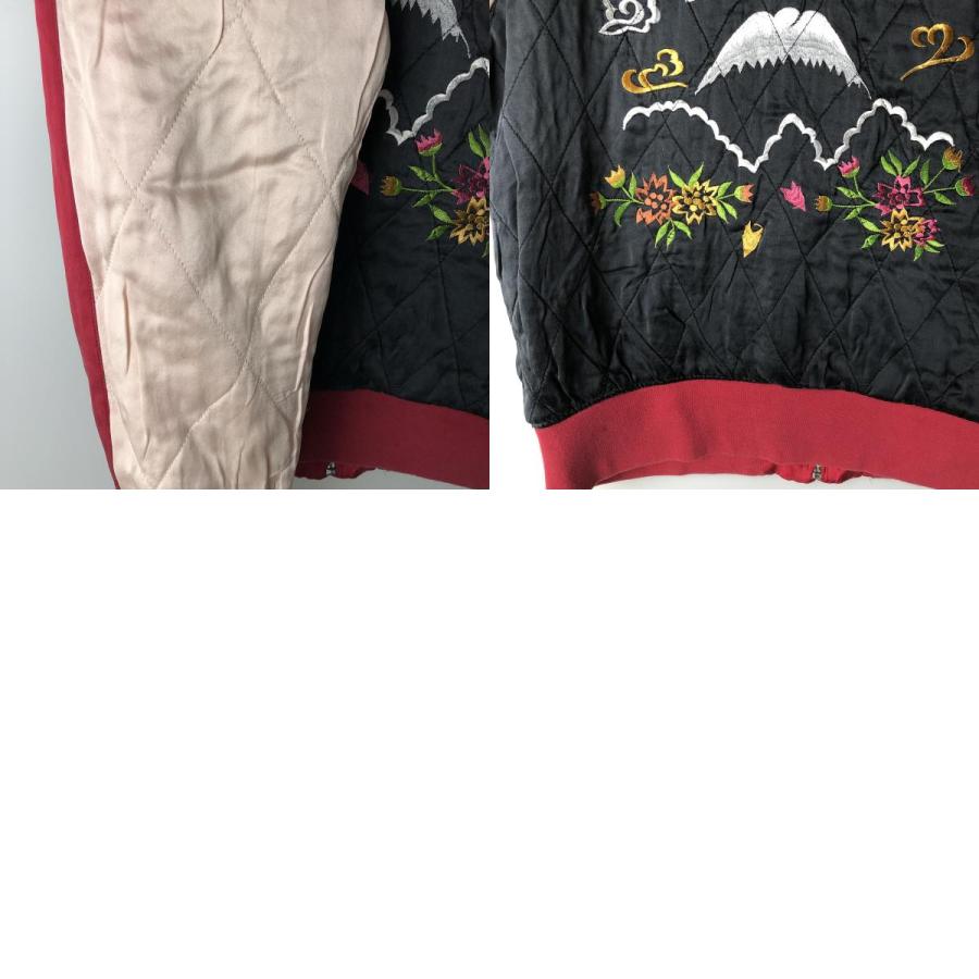 古着 GOLD HAWK 虎柄 タイガー柄 龍柄 ドラゴン柄 リバーシブル 中綿