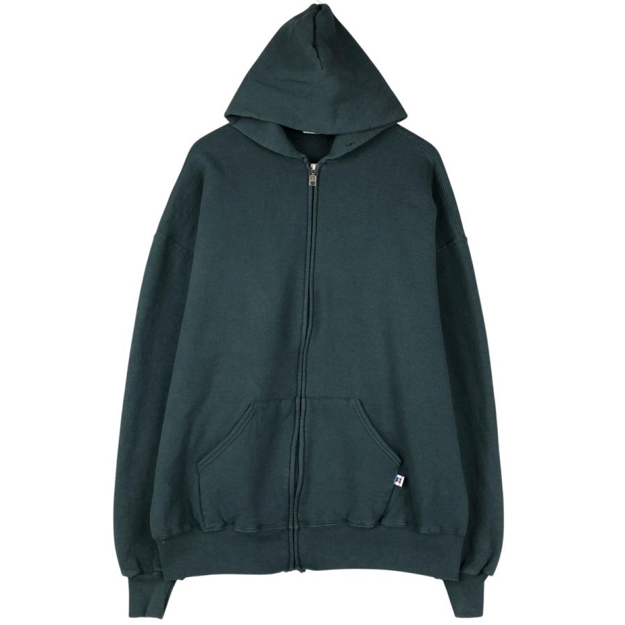 古着 90年代 ラッセル Russell ATHLETIC スウェットフルジップパーカー