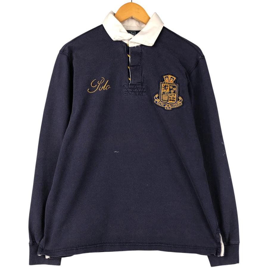 古着 ラルフローレン Ralph Lauren POLO by CUSTOM FIT 長袖 ラガー