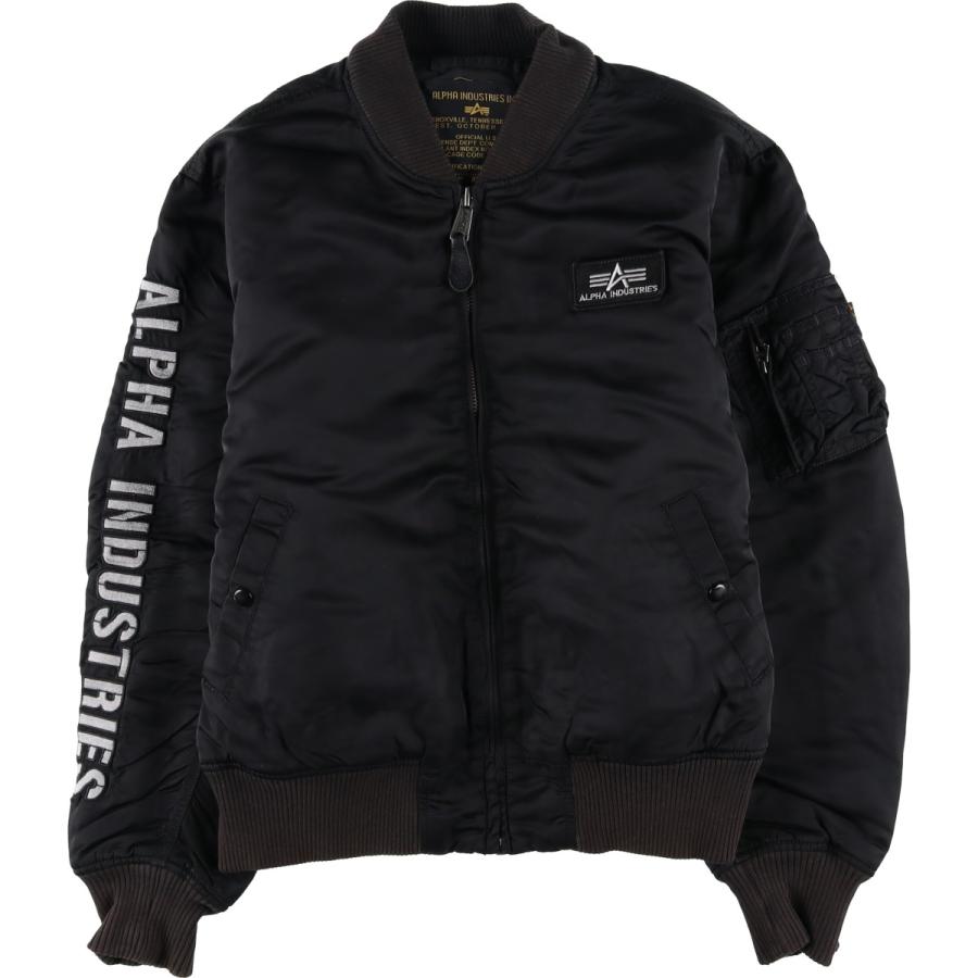 古着 民間品 アルファ ALPHA MA-1タイプ 中綿入り ミリタリー フライト