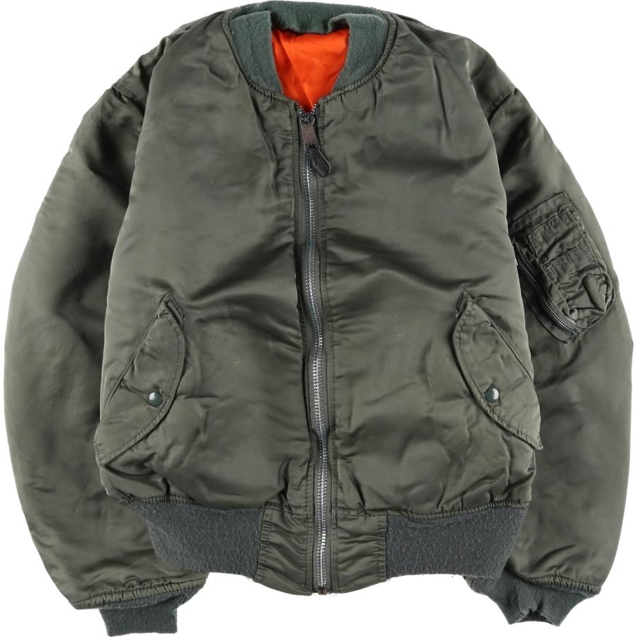 古着 ~90年代 民間品 アルファ ALPHA MA-1タイプ 中綿入り ミリタリー