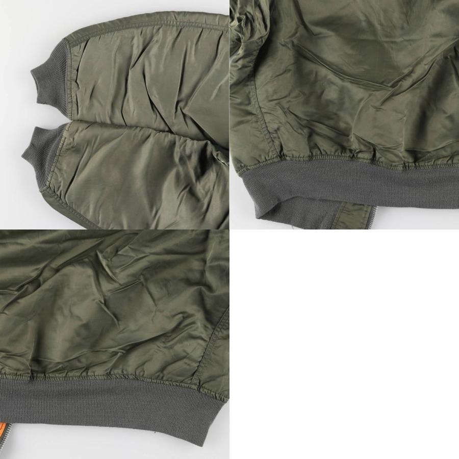 古着 90年代 民間品 アルファ ALPHA MA-1タイプ 中綿入り ミリタリー