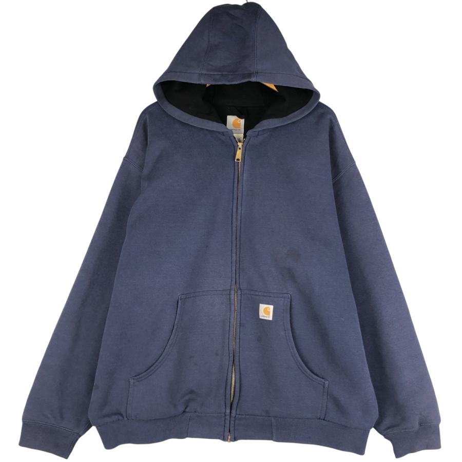 Carhartt（カーハート） 古着 スウェットフルジップパーカー メンズXXL