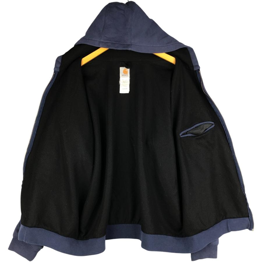 古着 カーハート Carhartt スウェットフルジップパーカー メンズXXL相当/eaa597217 Carhartt（カーハート） 古着 スウェットフルジップパーカー メンズXXL