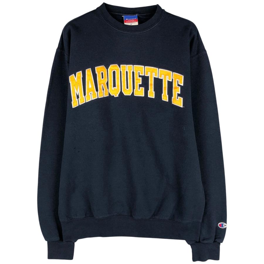 トレーナー Champion Marquetteカレッジプリント クルーネック 