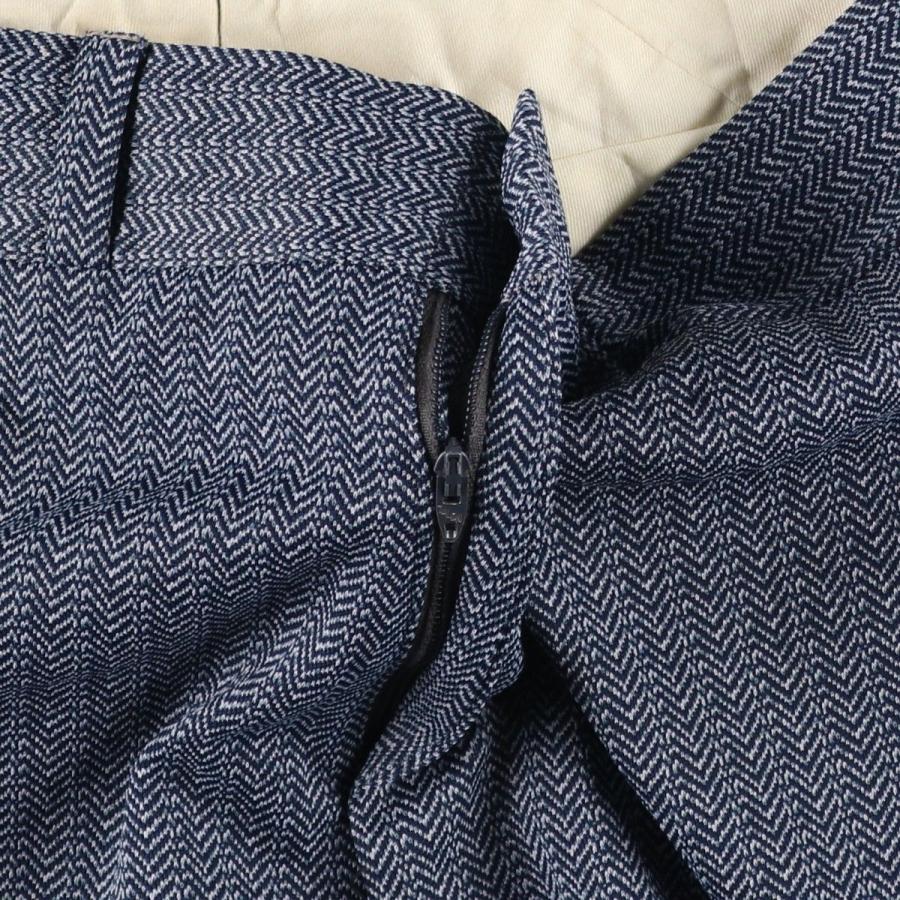 メンズ 古着 70~80年代 総柄 シェブロン柄 スラックスパンツ メンズw33