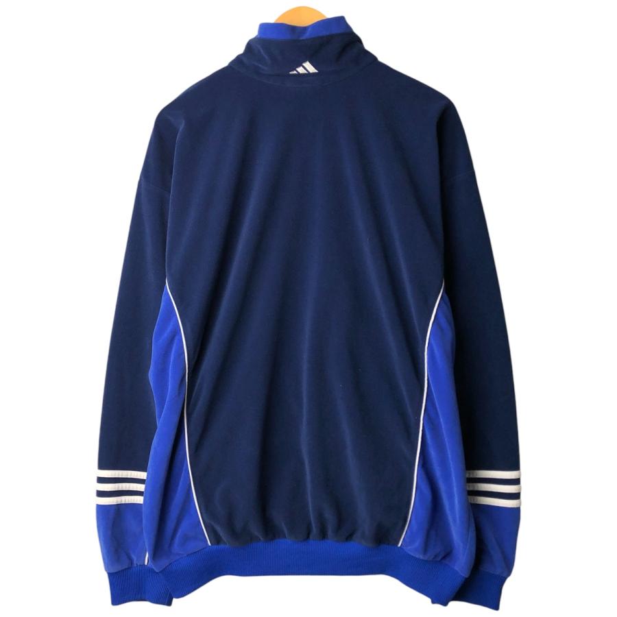 adidas【XL】ベロア トラックジャケット/スペイン製 80s ヴィンテージ adidas（アディダス） 古着 90年代 ベロアジャージ トラックジャケット