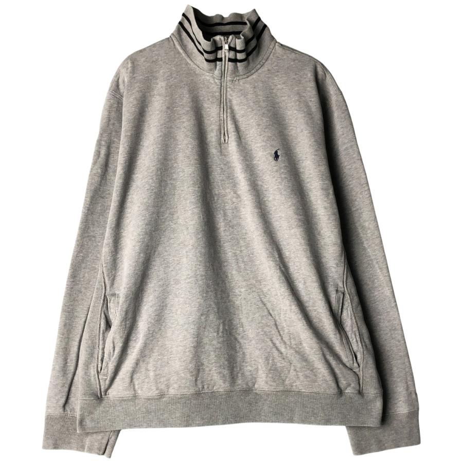 古着 ラルフローレン Ralph Lauren POLO by ハーフジップスウェット