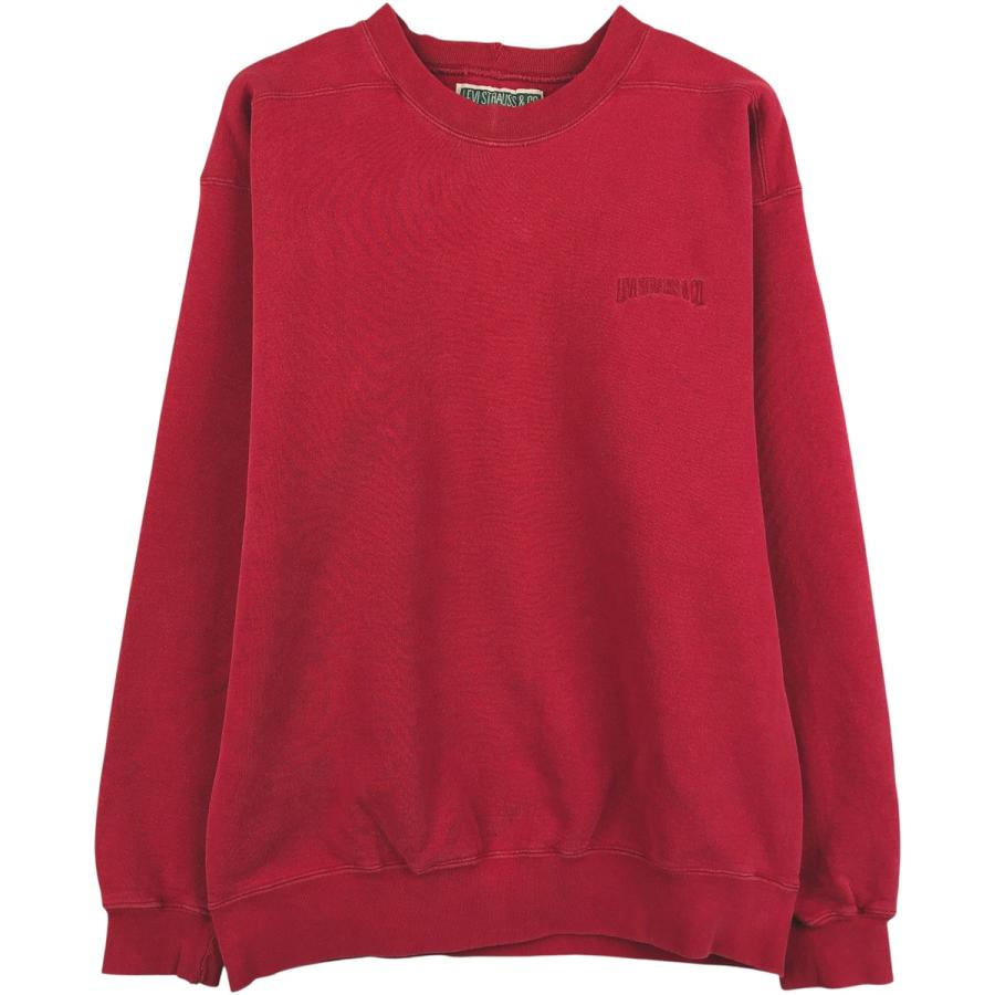 古着 90年代 リーバイス Levi's ワンポイントロゴスウェットシャツ トレーナー USA製 メンズM相当 ヴィンテージ/eaa597495 Levi's（リーバイス） 古着 90年代 ワンポイントロゴスウェットシャツ