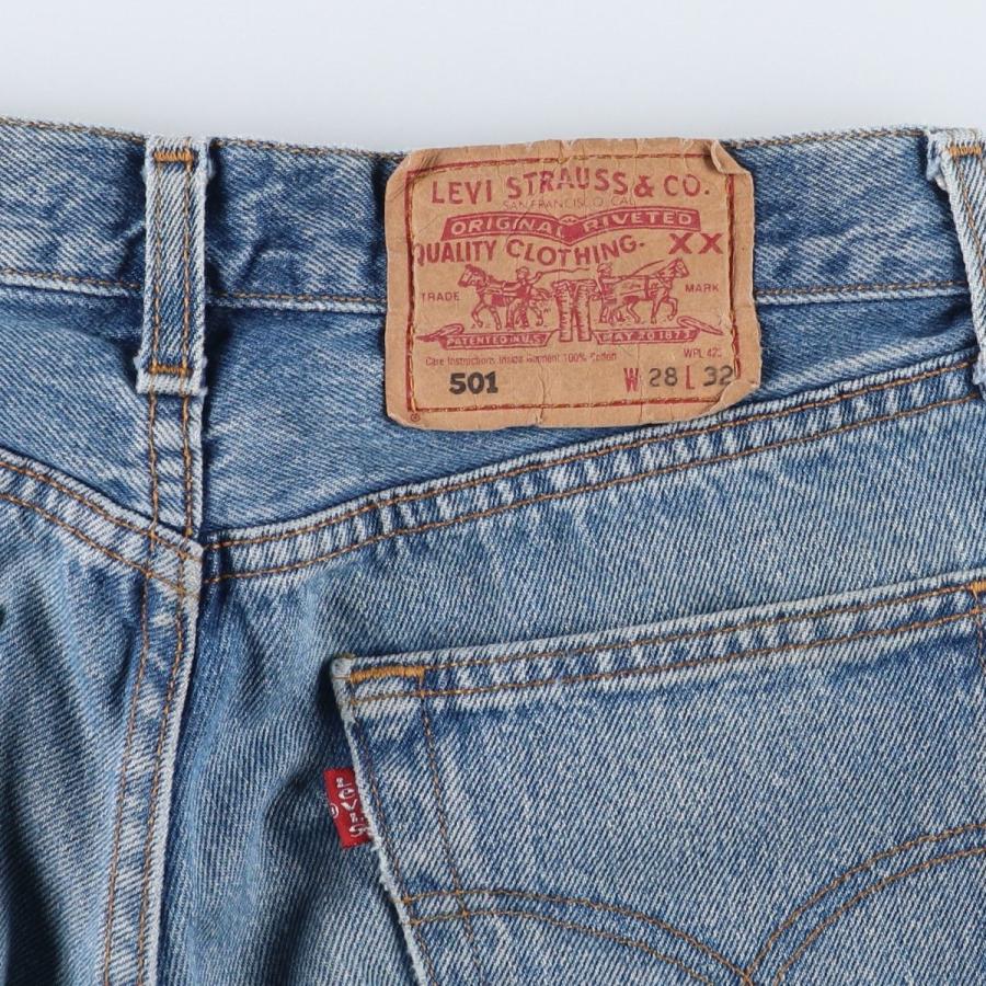 古着 リーバイス Levi's 501 ユーロモデル ストレートデニムパンツ レディースL(w27)相当 /eaa597507_2