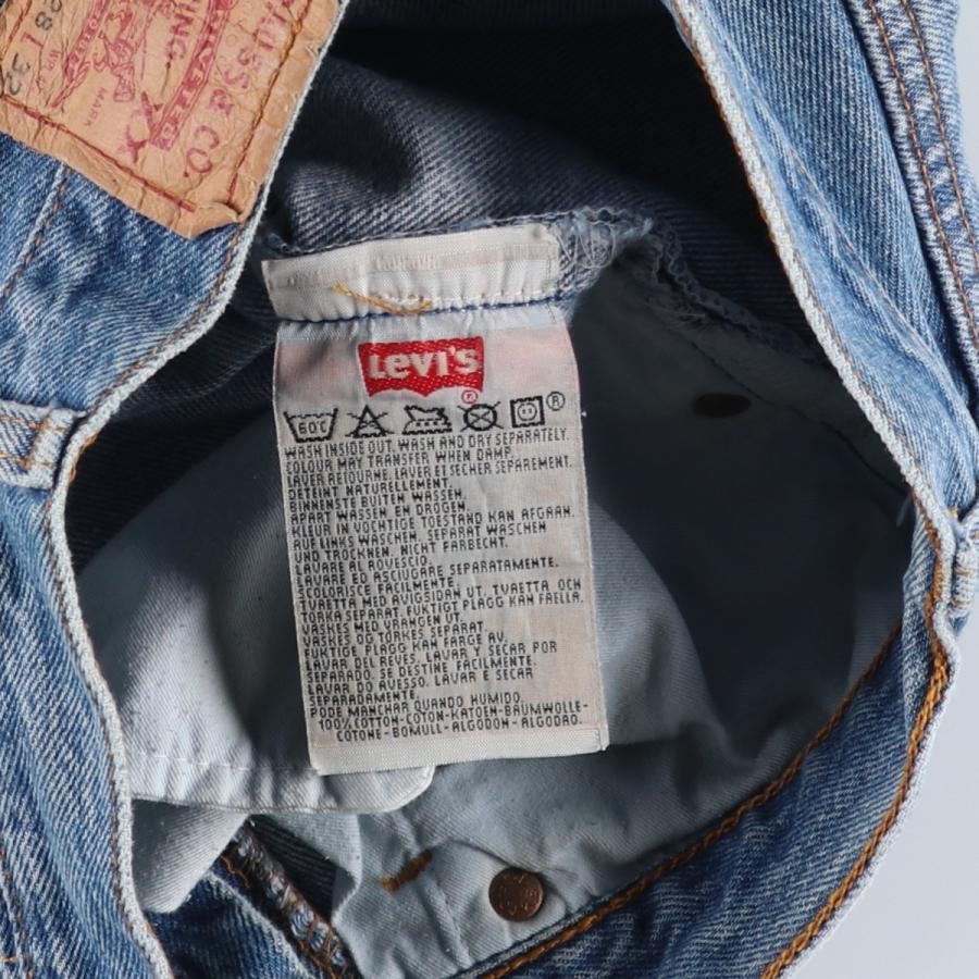 古着 リーバイス Levi's 501 ユーロモデル ストレートデニムパンツ レディースL(w27)相当 /eaa597507_3