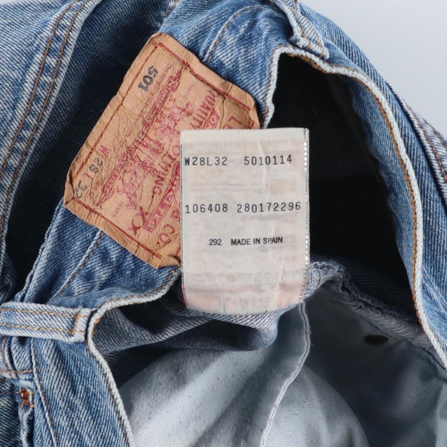 古着 リーバイス Levi's 501 ユーロモデル ストレートデニムパンツ レディースL(w27)相当 /eaa597507_4