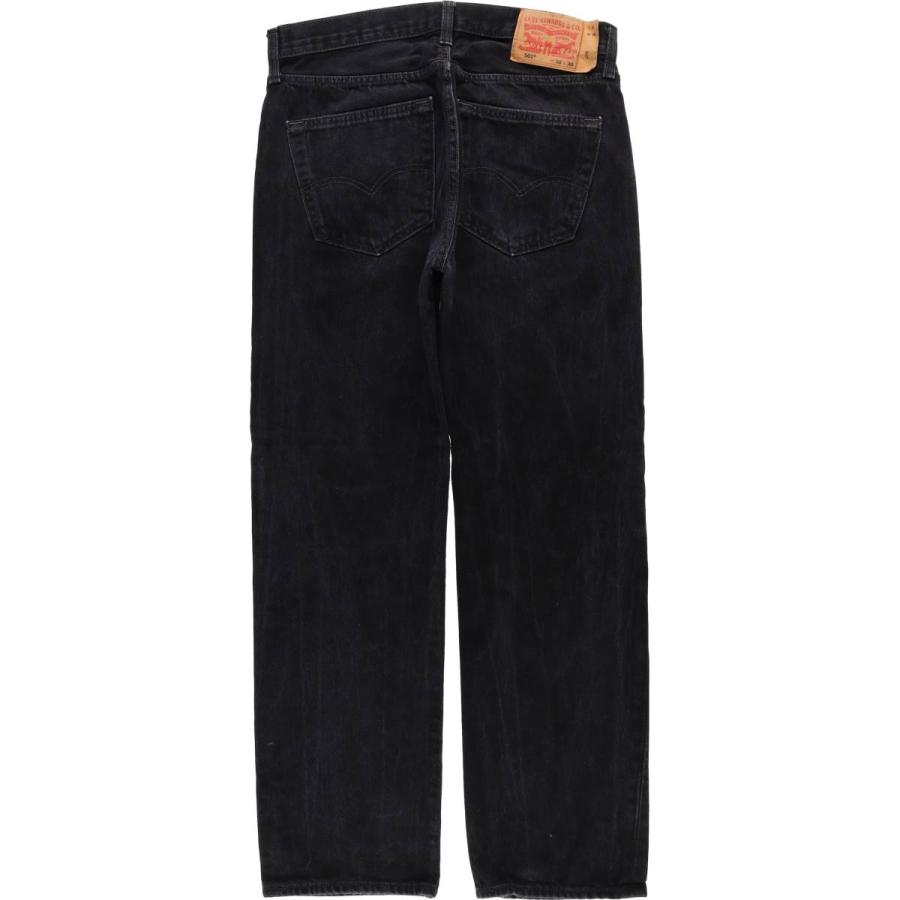 古着 リーバイス Levi's 501 ブラックデニム ストレートデニムパンツ メンズw32相当/eaa597512 Levi's（リーバイス） 古着 Levi's 501 ブラックデニム ストレート