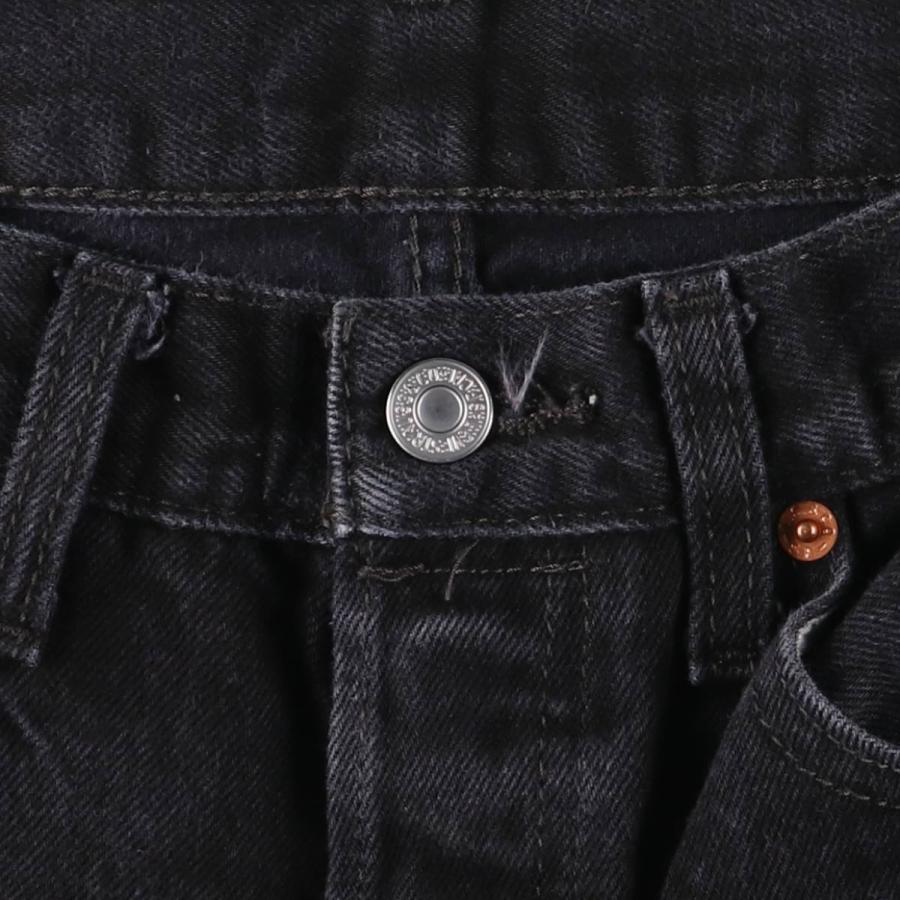 古着 リーバイス Levi's 501 ユーロモデル ブラックデニム ストレート