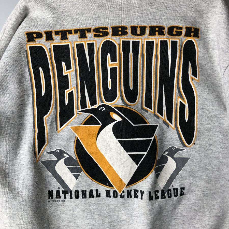 古着 90年代 JOSTENS SPORTSWEAR NHL ピッツバーグペンギンズ プリント