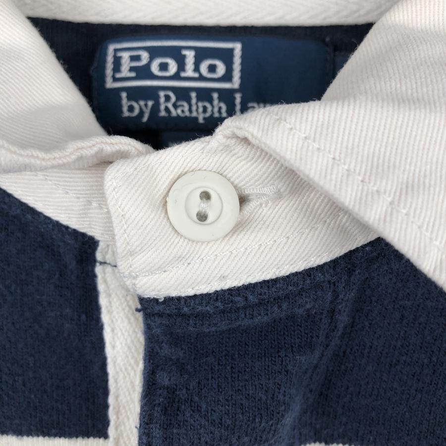 古着 ラルフローレン Ralph Lauren POLO by ボーダー柄 長袖 ラガー
