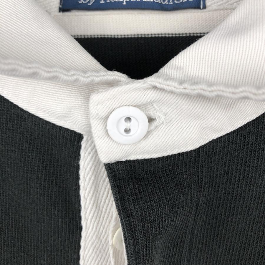 Polo by Ralph Lauren ラガーシャツ XL 白黒ストライプ Polo by Ralph Lauren ラガーシャツ XL 白黒ストライプ POLO RALPH