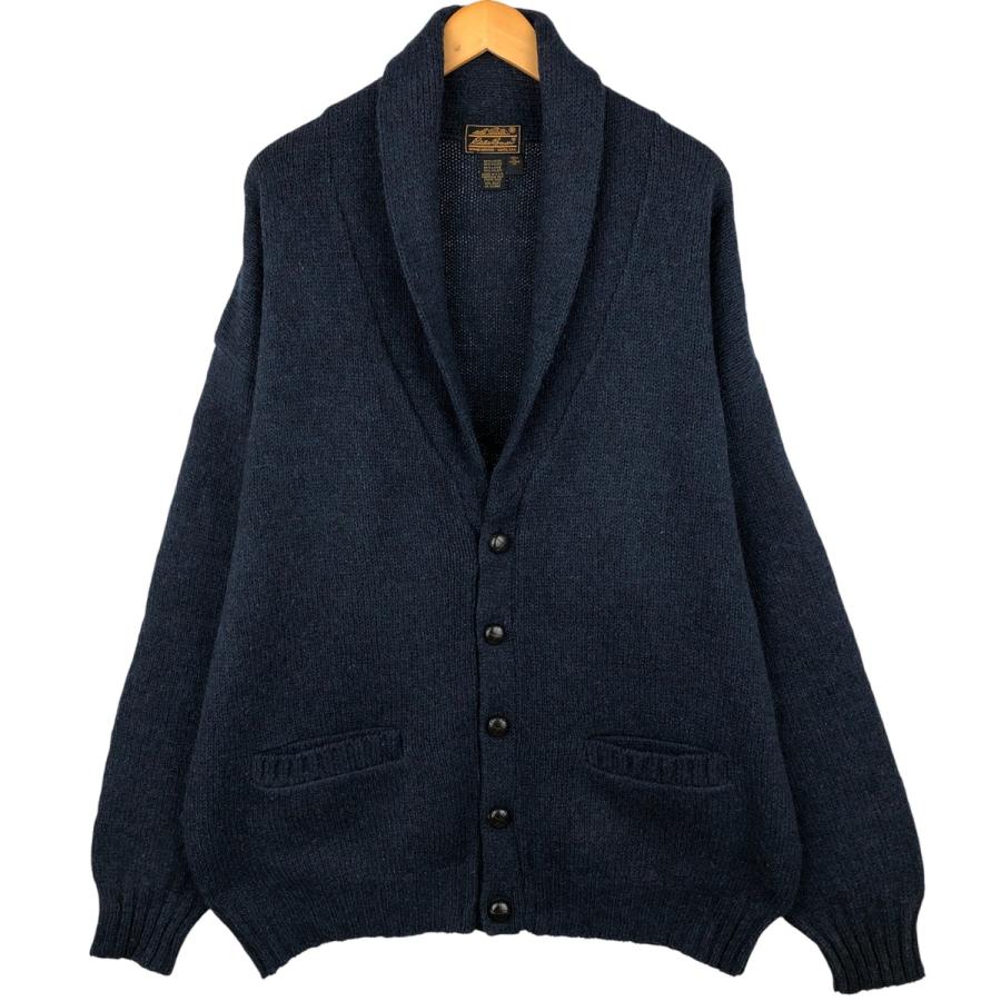 Eddie Bauer（エディーバウアー） 古着 80~90年代 黒タグ ショール