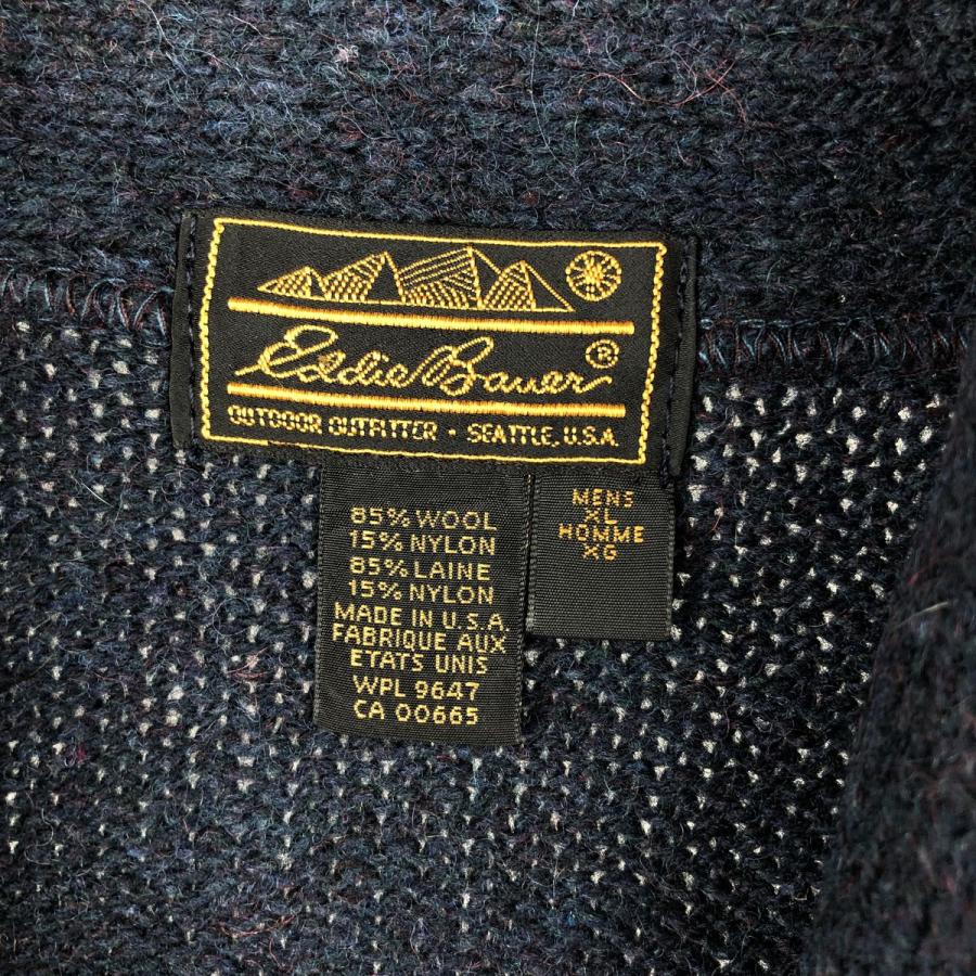 Eddie Bauer（エディーバウアー） 古着 80~90年代 黒タグ ショール