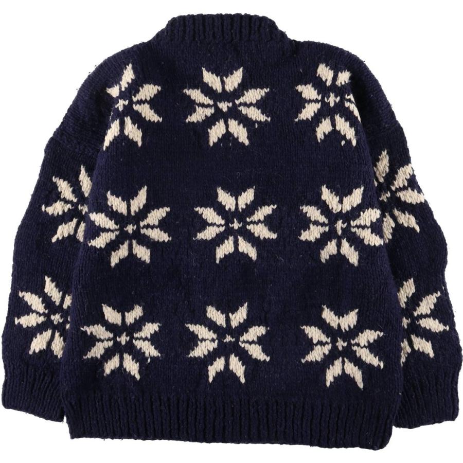 古着 80~90年代 REY WEAR ノルディック柄 スノー柄 雪柄 ハンドメイド