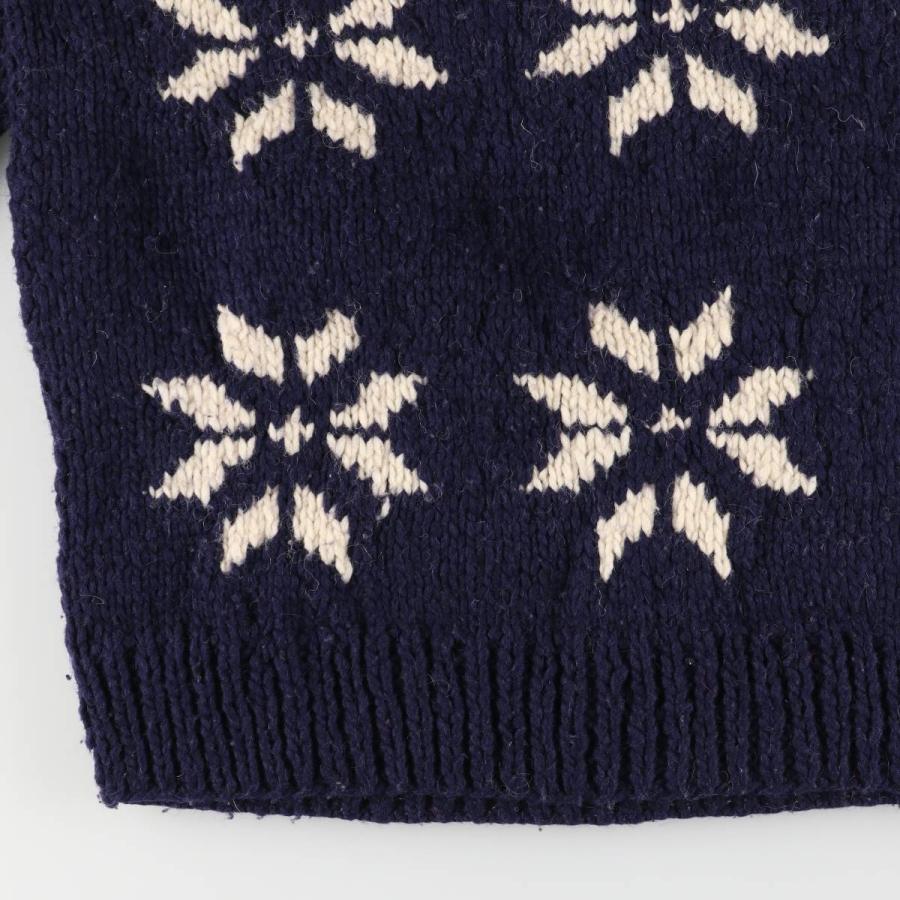 古着 80~90年代 REY WEAR ノルディック柄 スノー柄 雪柄 ハンドメイド