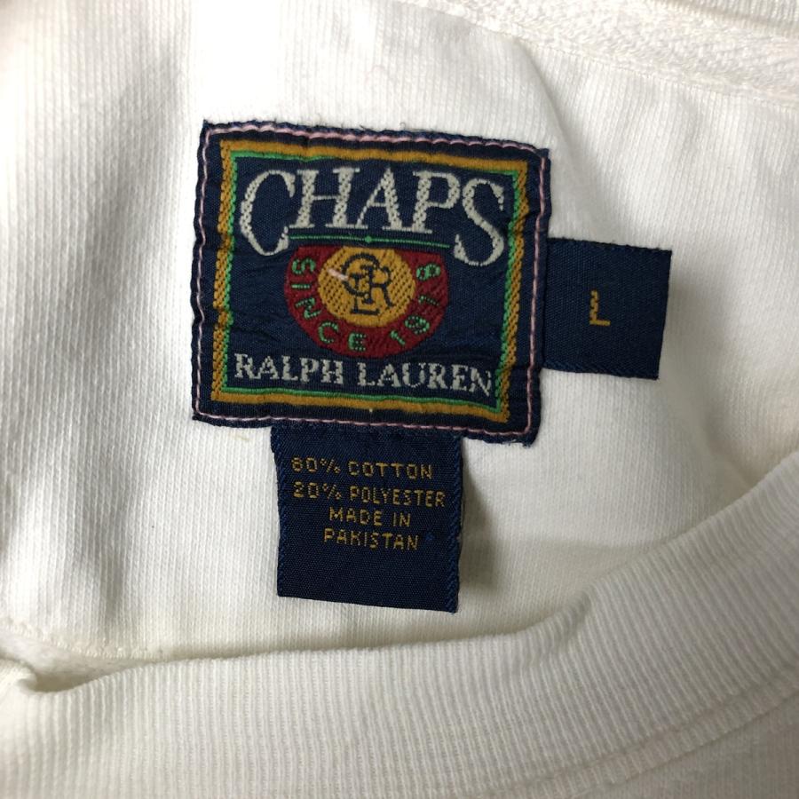 古着 80年代 ラルフローレン Ralph Lauren CHAPS チャップス ロゴスウェットシャツ トレーナー メンズL相当 ヴィンテージ/eaa597787 古着 80年代 ラルフローレン Ralph Lauren CHAPS チャップス ロゴ