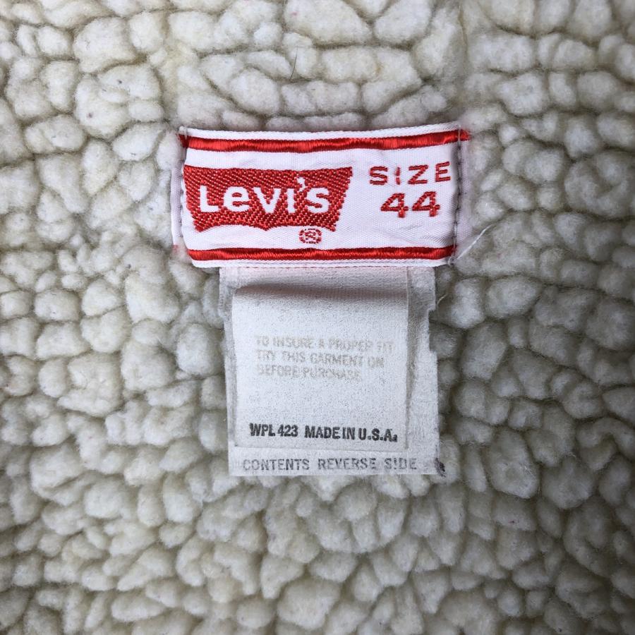 Levi's（リーバイス） 古着 80年代 デニムボアジャケット USA製 メンズ