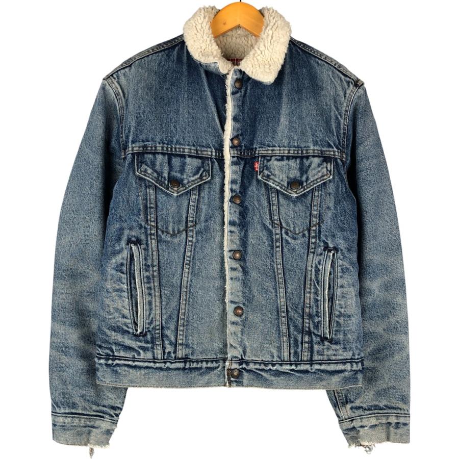 古着 80年代 リーバイス Levi's デニムボアジャケット USA製 メンズM相当 ヴィンテージ/eaa597804 Levi's（リーバイス） 古着 80年代 デニムボアジャケット USA製 メンズ