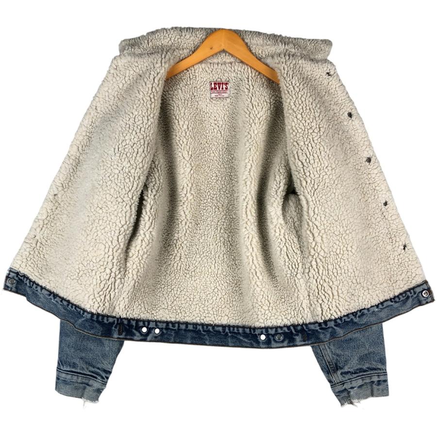 古着 80年代 リーバイス Levi's デニムボアジャケット USA製 メンズM相当 ヴィンテージ/eaa597804 Levi's（リーバイス） 古着 80年代 デニムボアジャケット USA製 メンズ