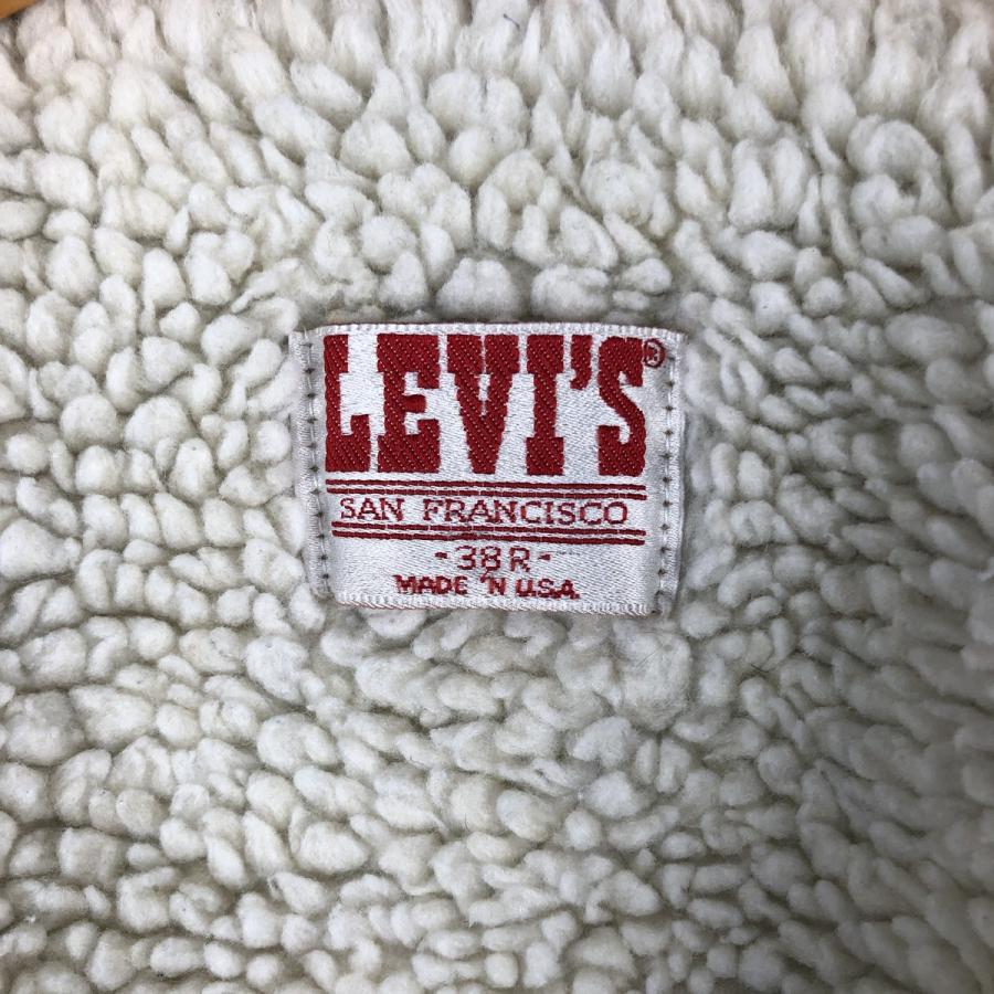 Levi's（リーバイス） 古着 80年代 デニムボアジャケット USA製 メンズ