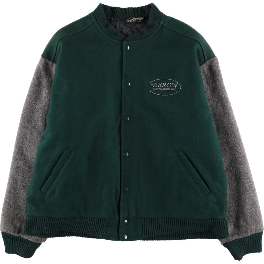 USA製 SPORTSMASTER】短丈 企業ロゴ スタジャン ブラックXL 【公式通販】